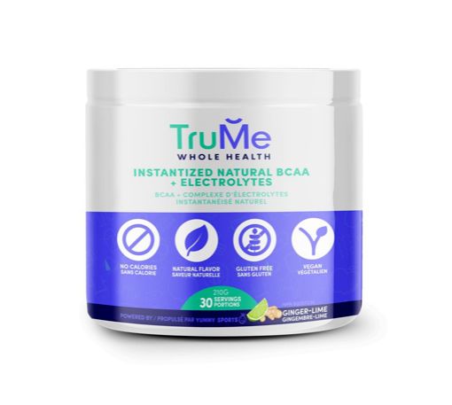 Picture of TRUME BCAA + ELECTROLYTES NSA - VEGAN - GINGER LIME 30 SERVINGS/210GR